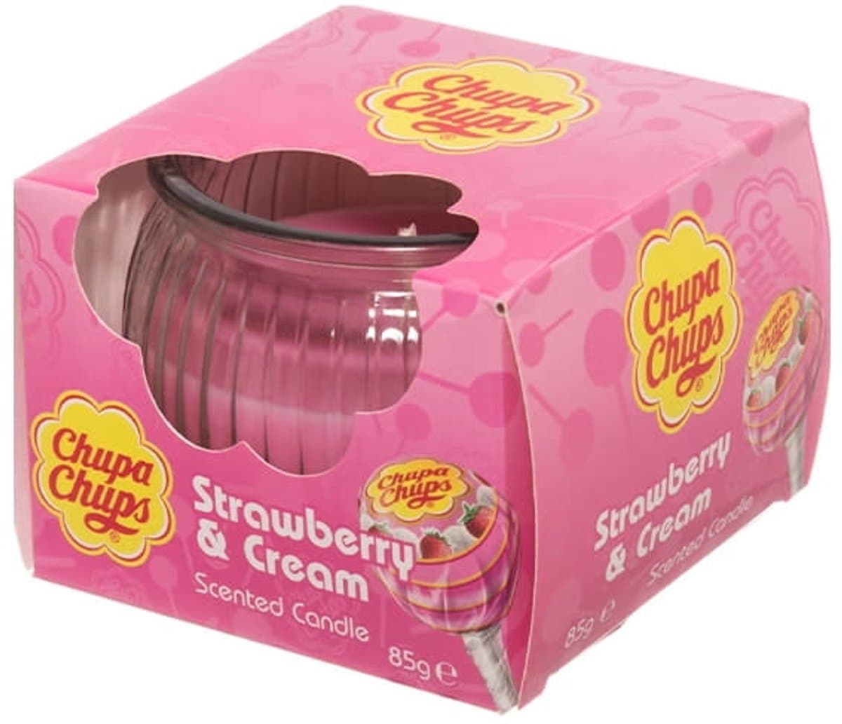 Chupa Chups Geurkaars 85g - Strawberry & Cream