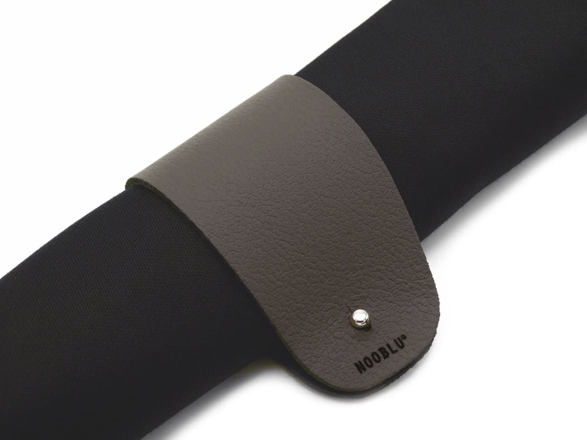 NOOBLU PEBL servetringen - Kleur: Lead grey, Aantal: set van 4