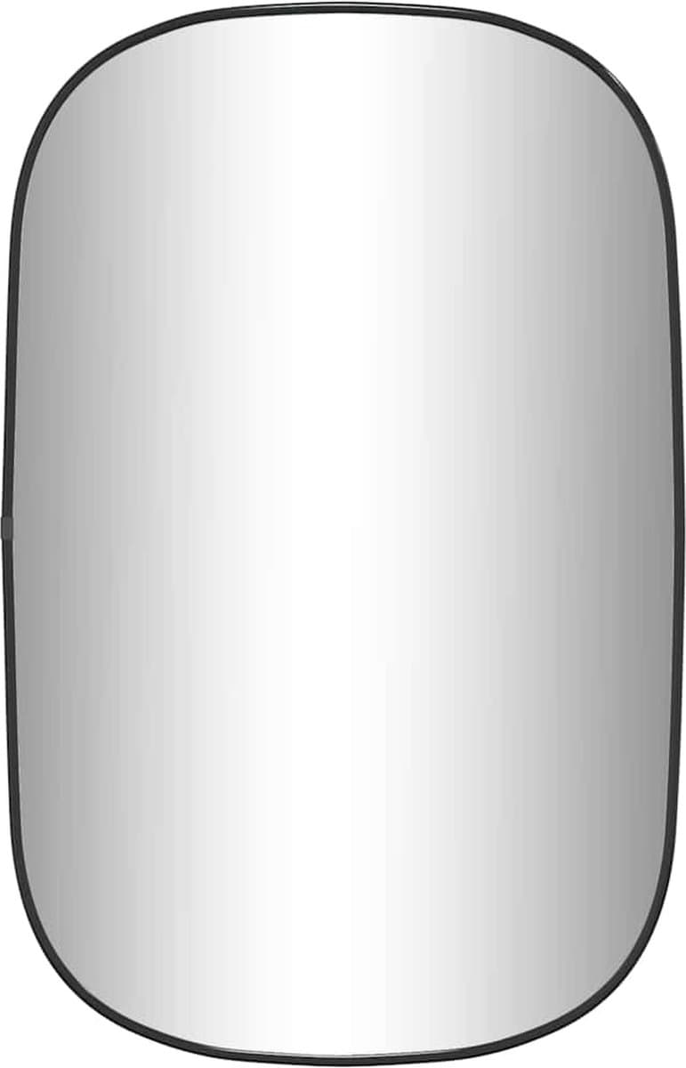 VidaXL Wandspiegel Zwart 70 x 45 cm