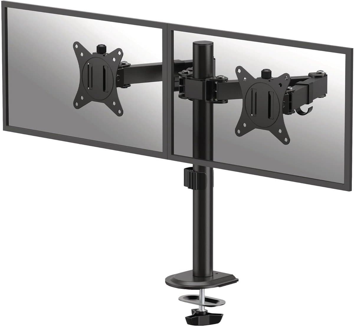 Verstelbare Dubbele Monitorarm voor Twee Schermen tot 32 Inch - Ergonomisch Bureau Bevestiging