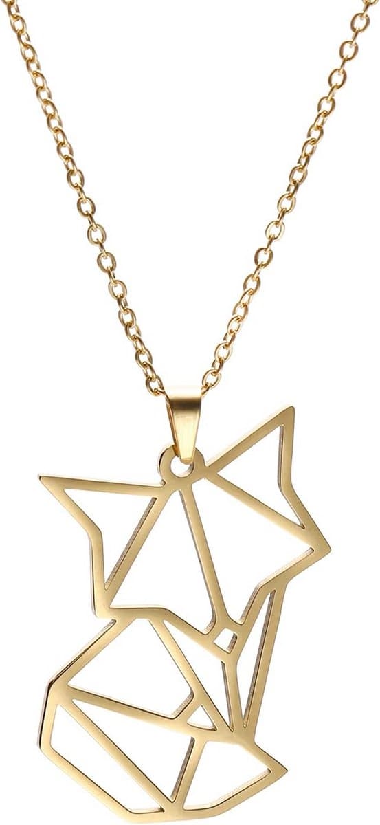 RVS Origami Dieren Ketting Hanger voor Dames en Meisjes
