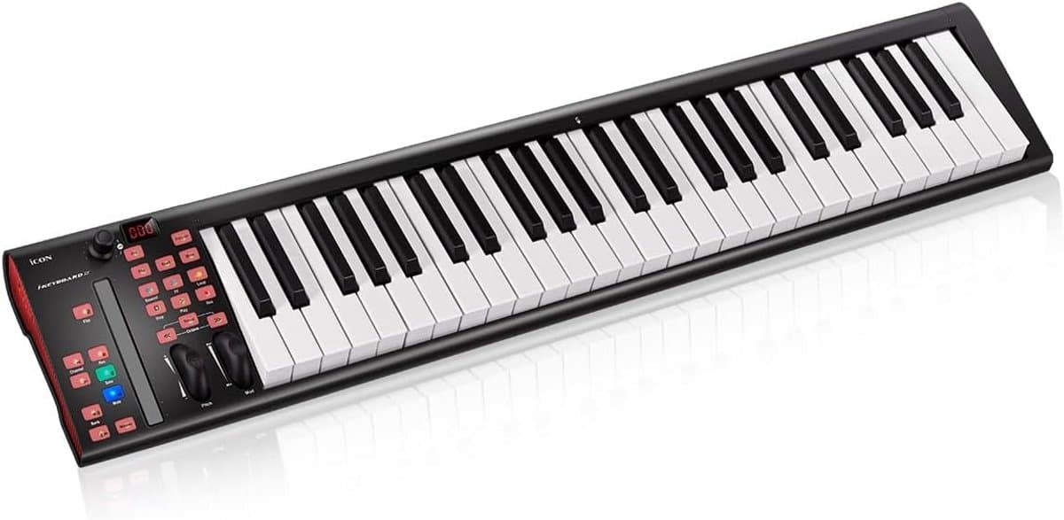 49-Toetsen MIDI Keyboard met DAW Controller - Halfgewogen Pianoaanslag