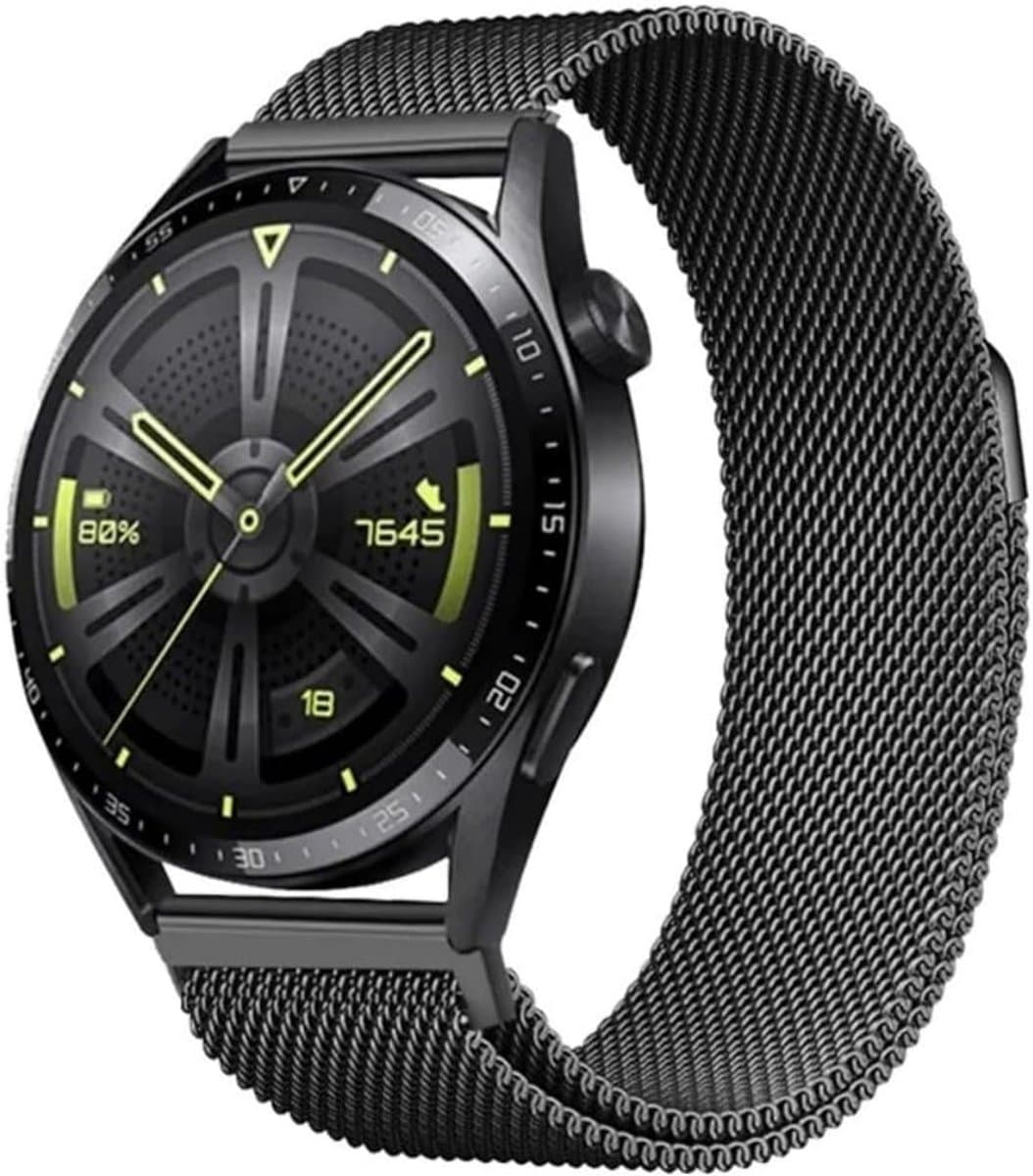 Reservearmband Smartwatch - Metalen Band - Dagelijks Gebruik - Magnetische Sluiting - 20 mm Breed