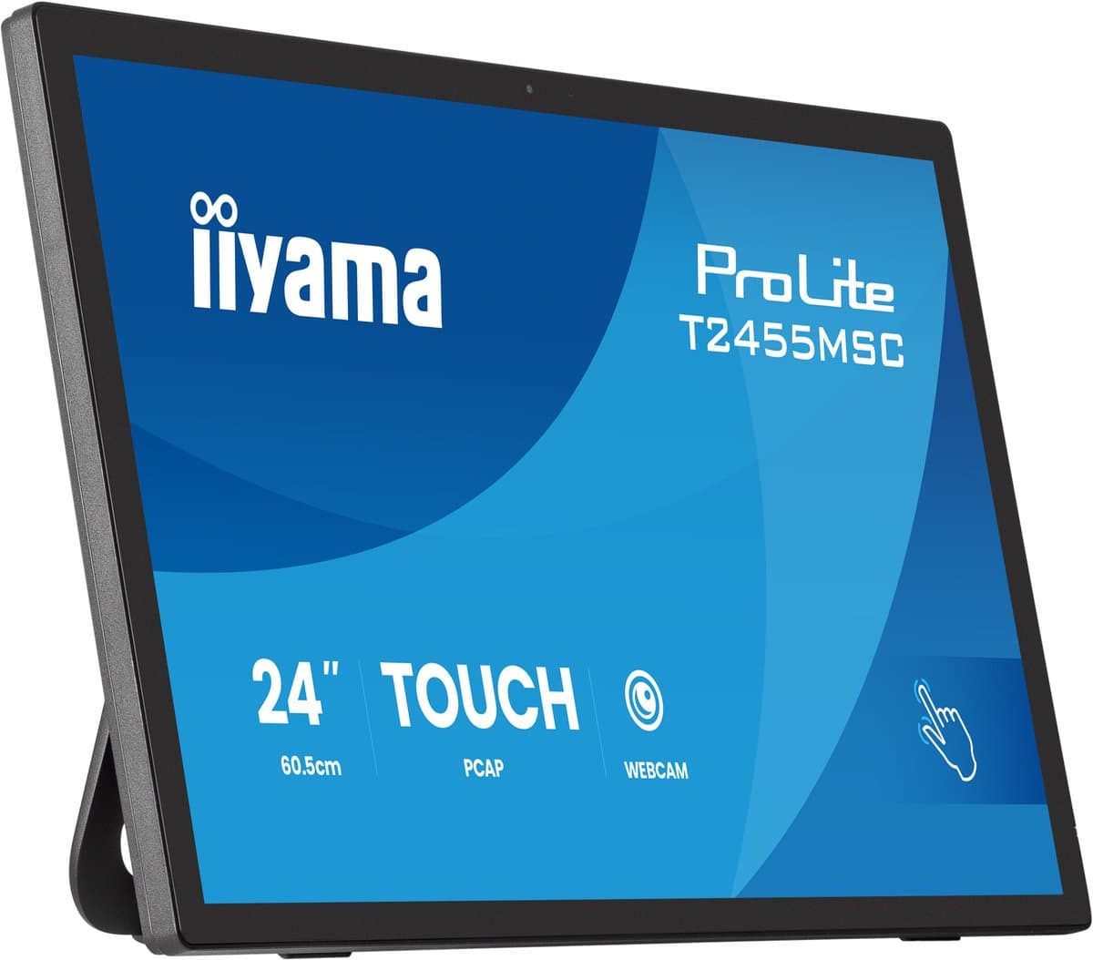 iiyama ProLIte T2455MSC-B2 - 24 inch - Full HD - IPS - Touch - webcam - speakers