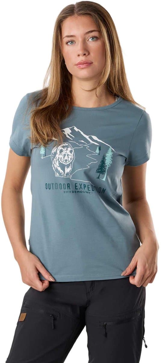 Swedemount Forest Tee – Dames T-shirt met korte mouw – Maat 36