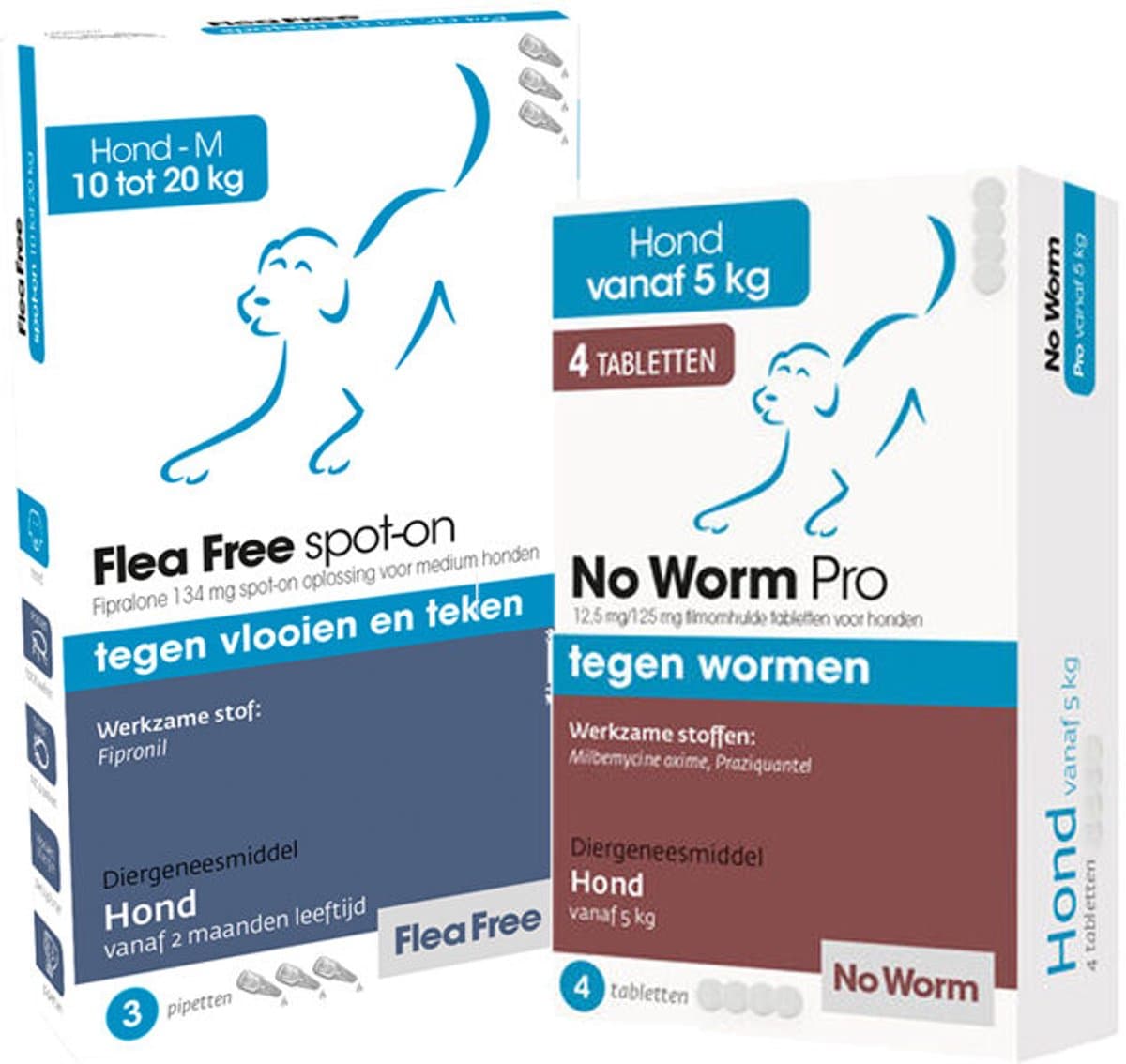 Vlo teek en worm Hond 10-20 kg