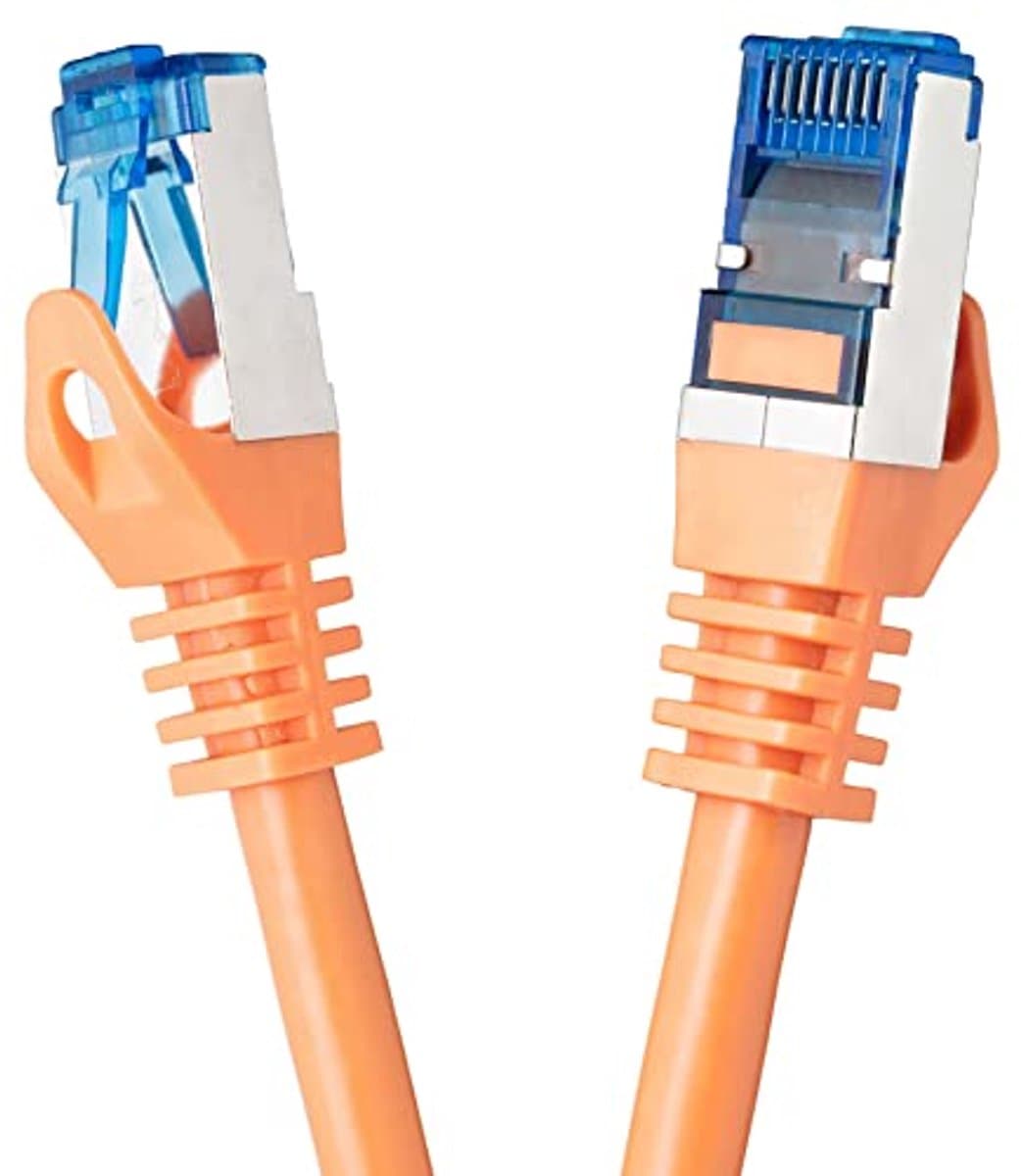 10m CAT.7 patchkabel Netwerkkabel - Dubbel Afgemanteld voor Gigabit Internet