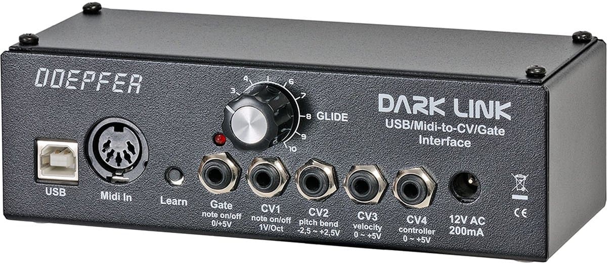 Doepfer Dark Link USB/MIDI-to-CV/Gate-Interface - MIDI-tool voor keyboards