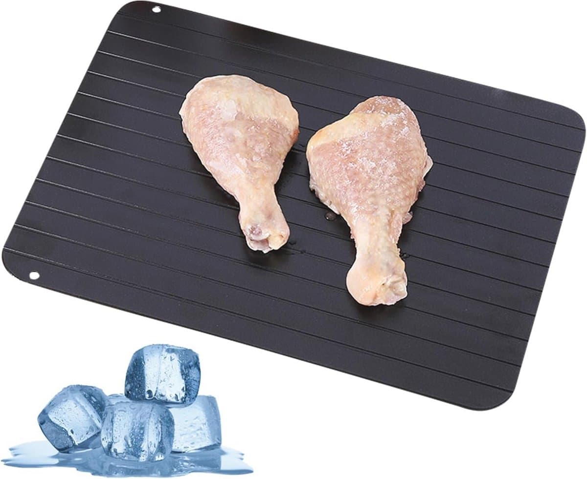 Snel Ontdooiplateau voor Vlees, Vis en Diepvriesproducten - 23 x 16.8cm