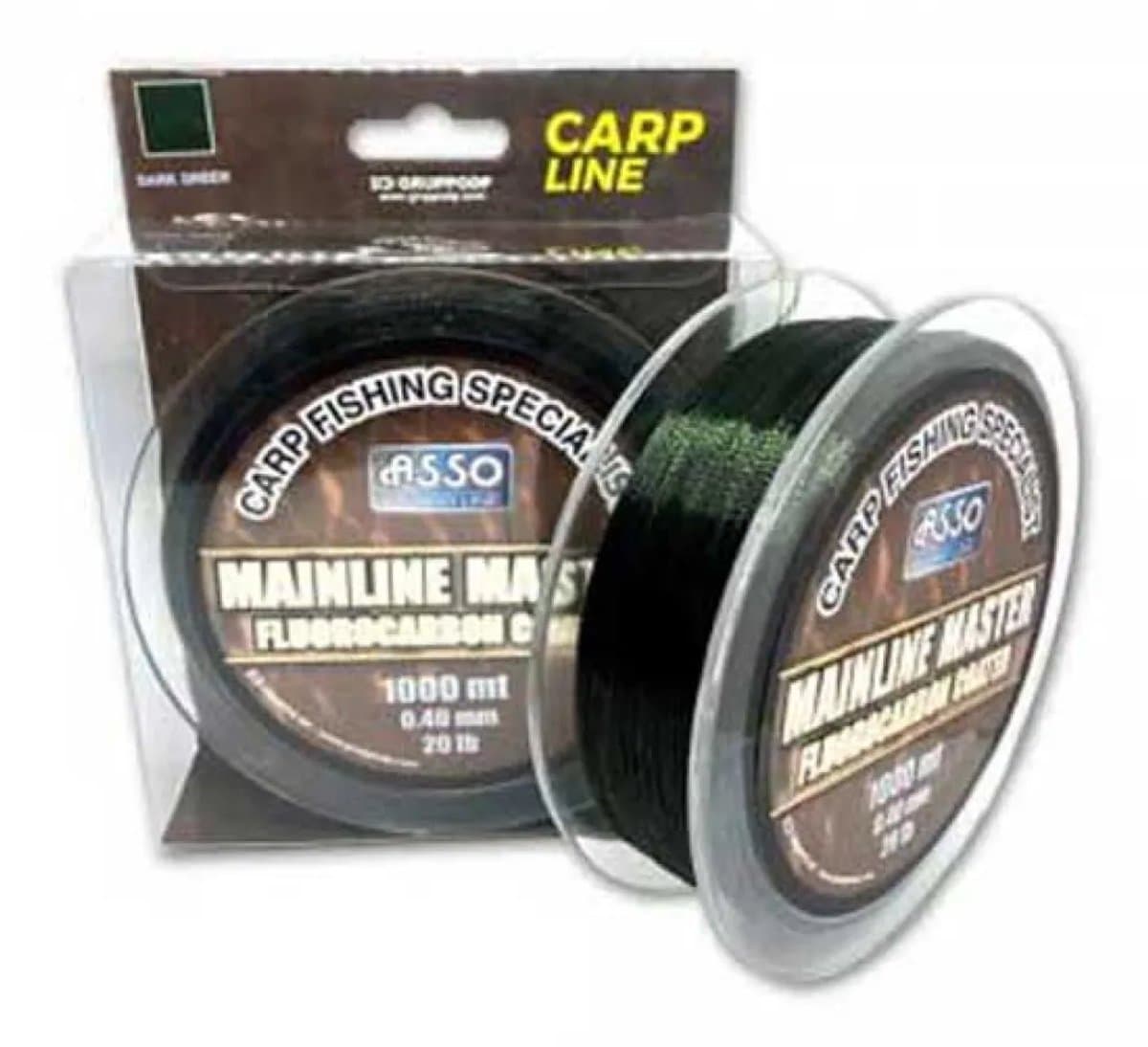 Asso Mainline Master 1000 M Karperlijn Transparant 0.350 mm