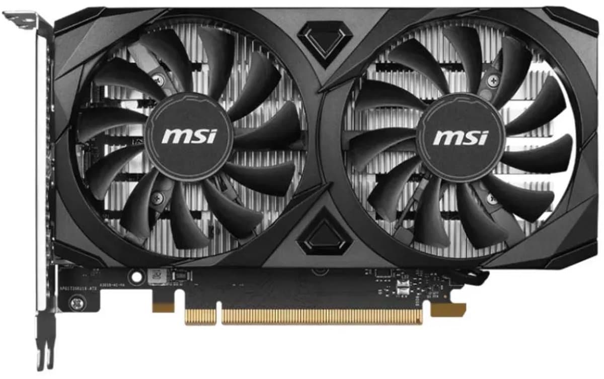 MSI NVIDIA GeForce RTX 3050 VENTUS 2X E 6G OC - Videokaart - 6GB - GDDR6 - PCIe 4.0 - 2x HDMI 2.1a, 1x DisplayPort 1.4