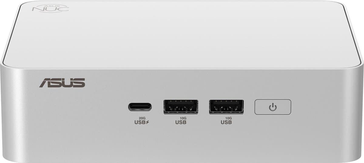 ASUS NUC 15 Pro+ RNUC15CRSU900002 - Barebone - Intel Core Ultra 9 285H - Intel Arc 140T Graphics - 2x SO-DIMM DDR5 - M.2 SSD - Wi-Fi 7 - Bluetooth 5.4 - Wit
