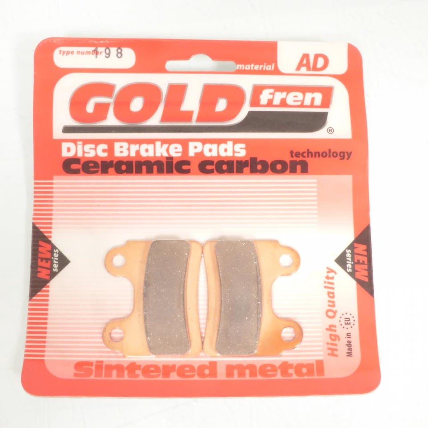 Plaquette de frein Gold Fren pour Moto Sherco 125 XY 4T 2014 à 2015 AVG Neuf