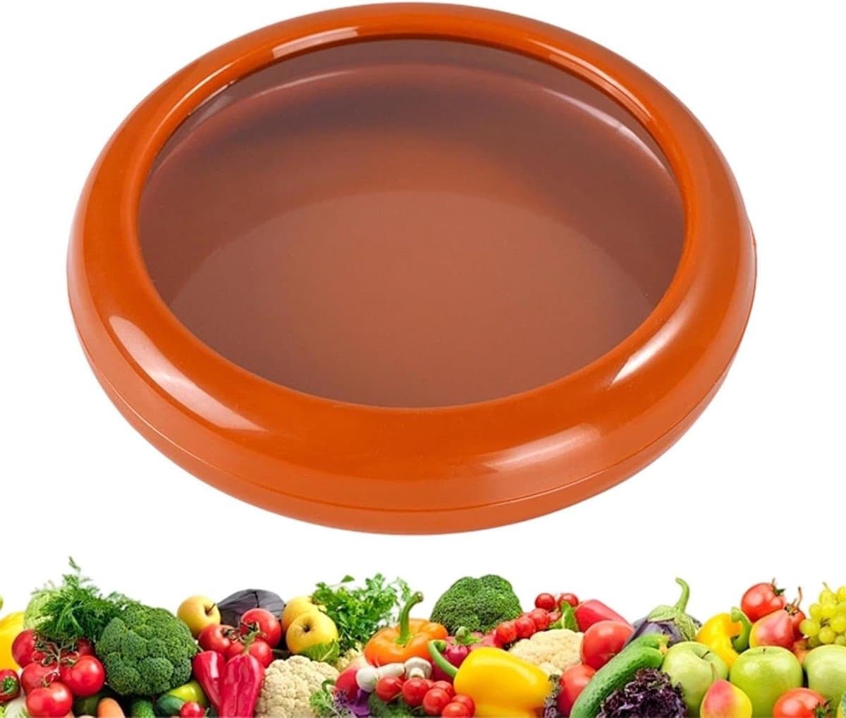 Fruit Bewaarbox - Groentecontainer Koelkast - Voedsel Vers Houden - Luchtdichte Siliconen Afsluiting - 175 x 145 x 25 cm