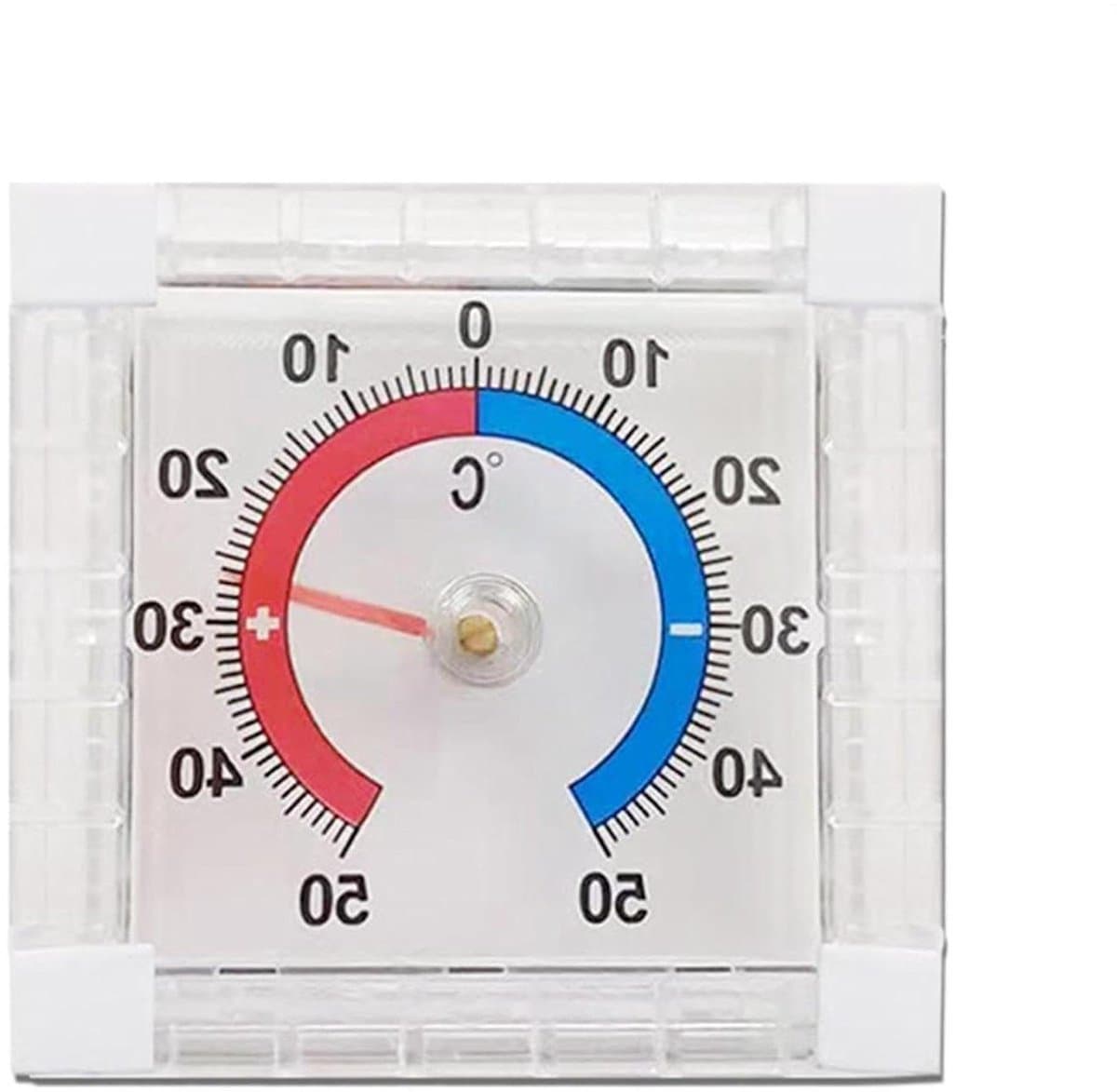Temperatuurmeter Wandmontage - Binnen Temperatuur Monitor - Omgevingsbewaking - Zelfregulerende Precisie - -50 tot 50 C - Enkele Attribuut