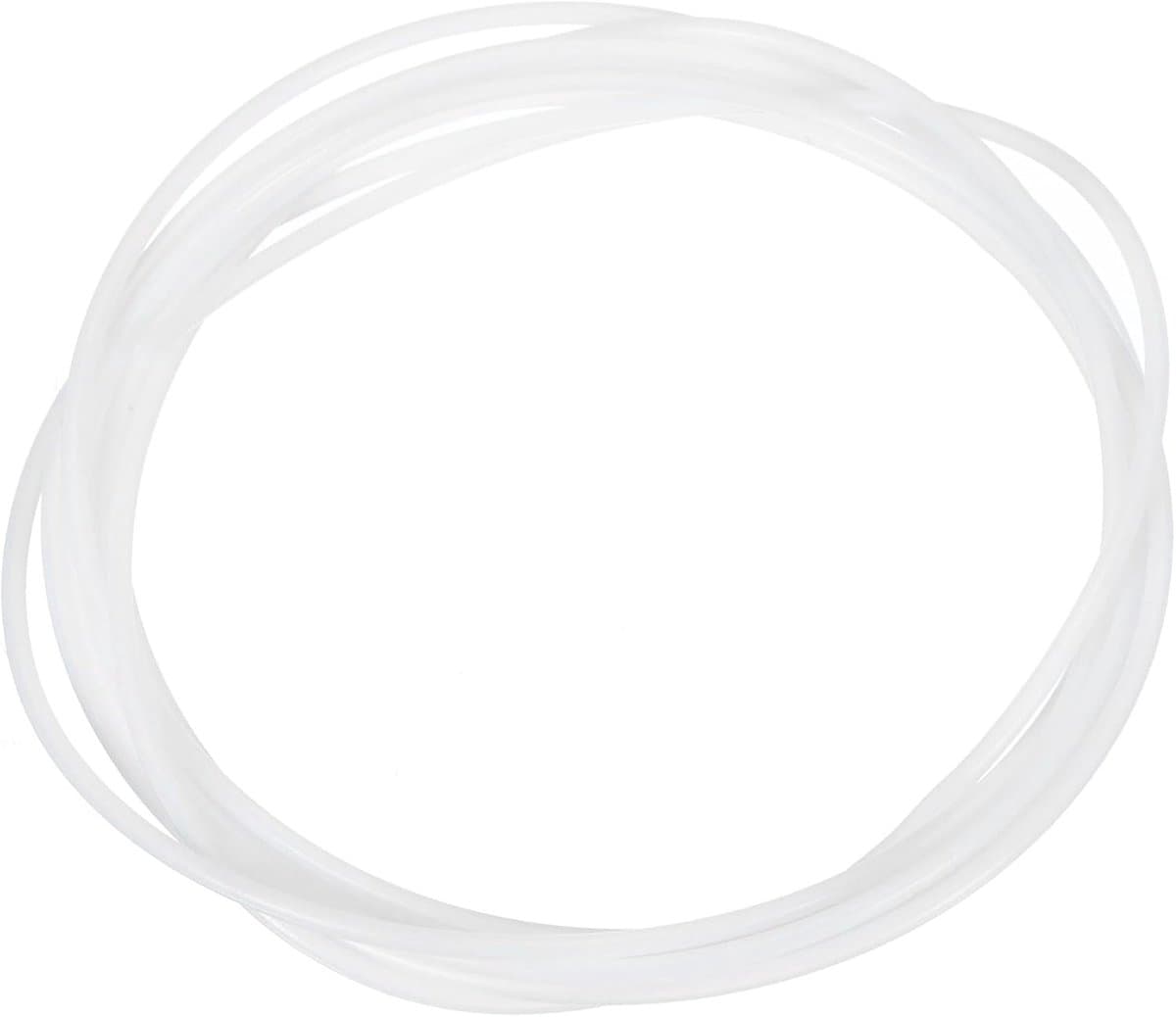 Flexibele slang van Ptfe lang, 1 mm, binnendiameter 1 mm, buitendiameter 1,6 mm, temperatuurslang, isolatieslang voor 69D-printer, wit, voor transport