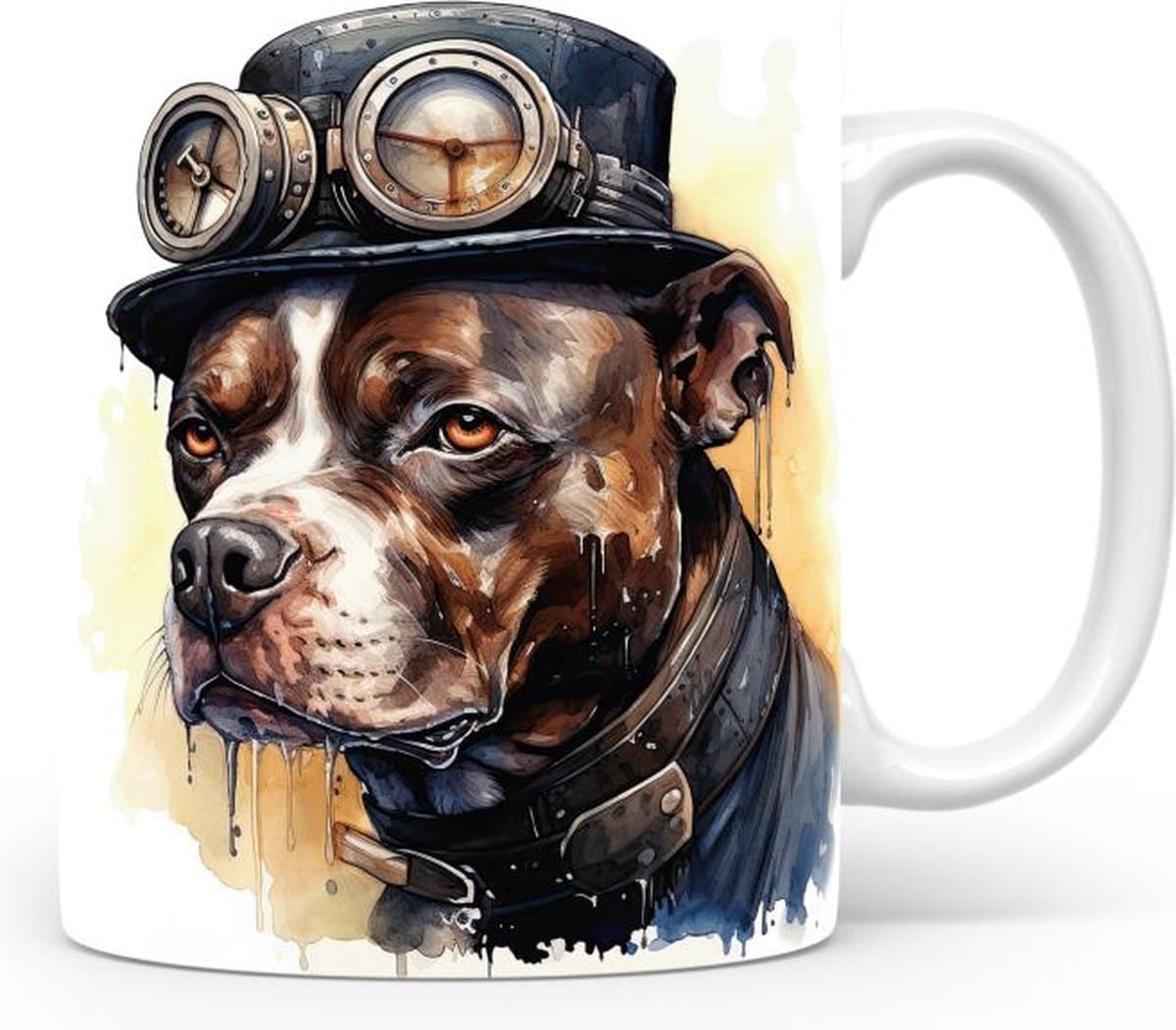Mok met Pit Bull Beker voor koffie of tas voor thee, cadeau voor dierenliefhebbers, moeder, vader, collega, vriend, vriendin, kantoor