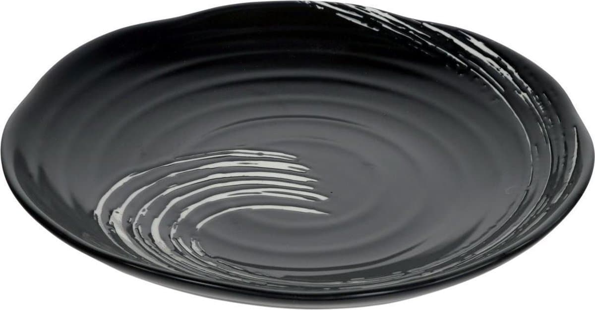 ORIENTAL SELECTION - BLACK MARU SERIES PLATE 21,6X2,7CM