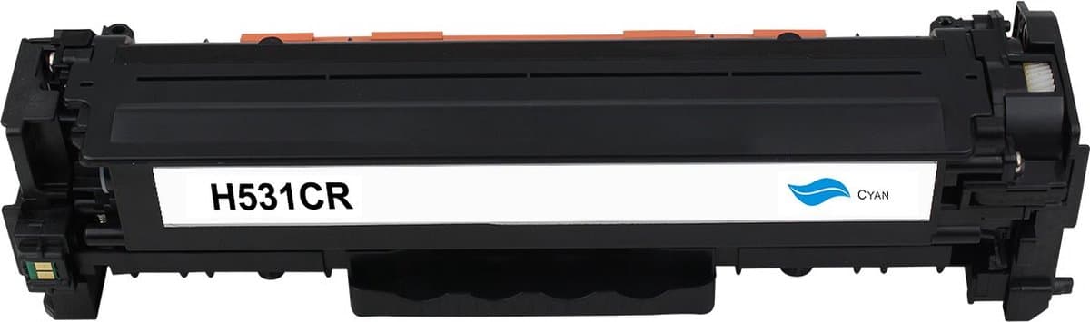 HP CC531A 304A Toner Cyaan 2800 Pagina's - HP inktcartridge - CM2320 CM2320FXI MFP CM2320N MFP CM2320NF MFP CP2025 CP2025DN CP2025N - CC531A compatible CC531A alternatief
