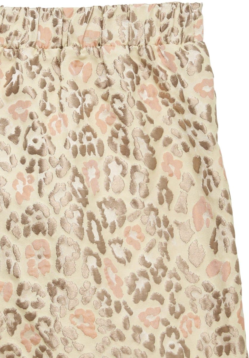 Vero Moda Broek Vmbarbara Hw Jaquard Shorts Exp 10340949 Birch/leopard Jacquard Dames Maat - XL