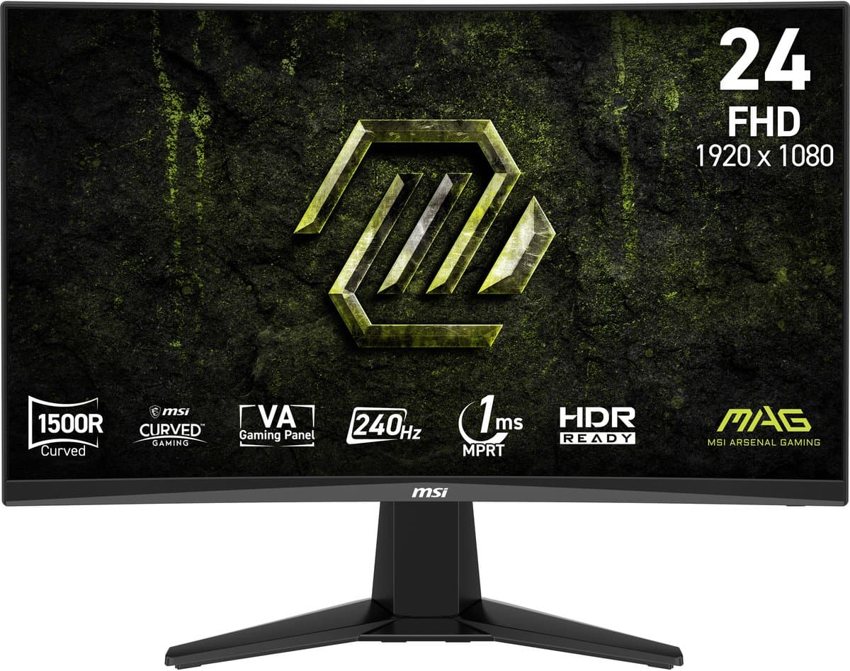 MSI MAG 245C X24 computer monitor 59,9 cm (23.6") 1920 x 1080 Pixels Full HD LCD Zwart
