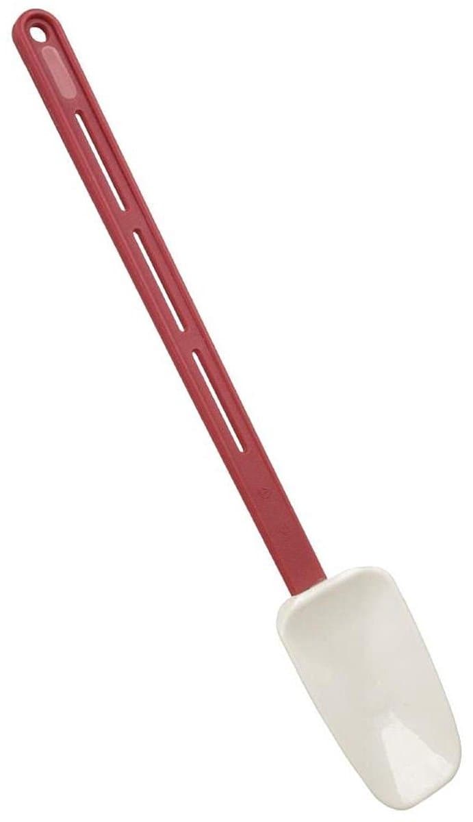 Hittebestendige Spatel - Keukenspatel Kookspatel - Koken en Bakken - Krasvrij Keukengerei - 40.5 cm - Bruin