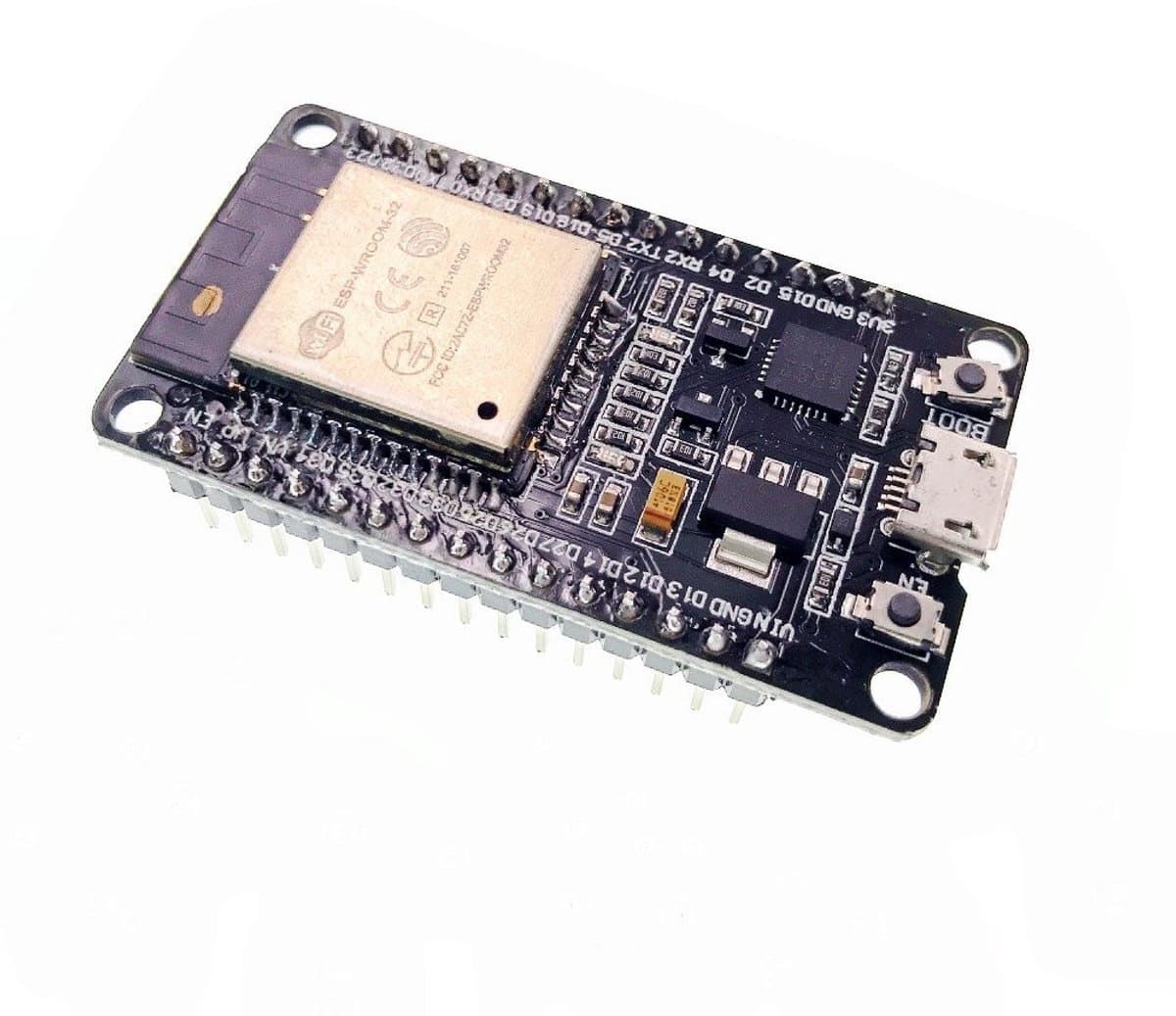 Allecto - ESP32 Development Board - 2.4GHz WiFi - Bluetooth Dual Mode Module - Compact formaat - Ultra Low Power - Geschikt voor Arduino en Linux c...