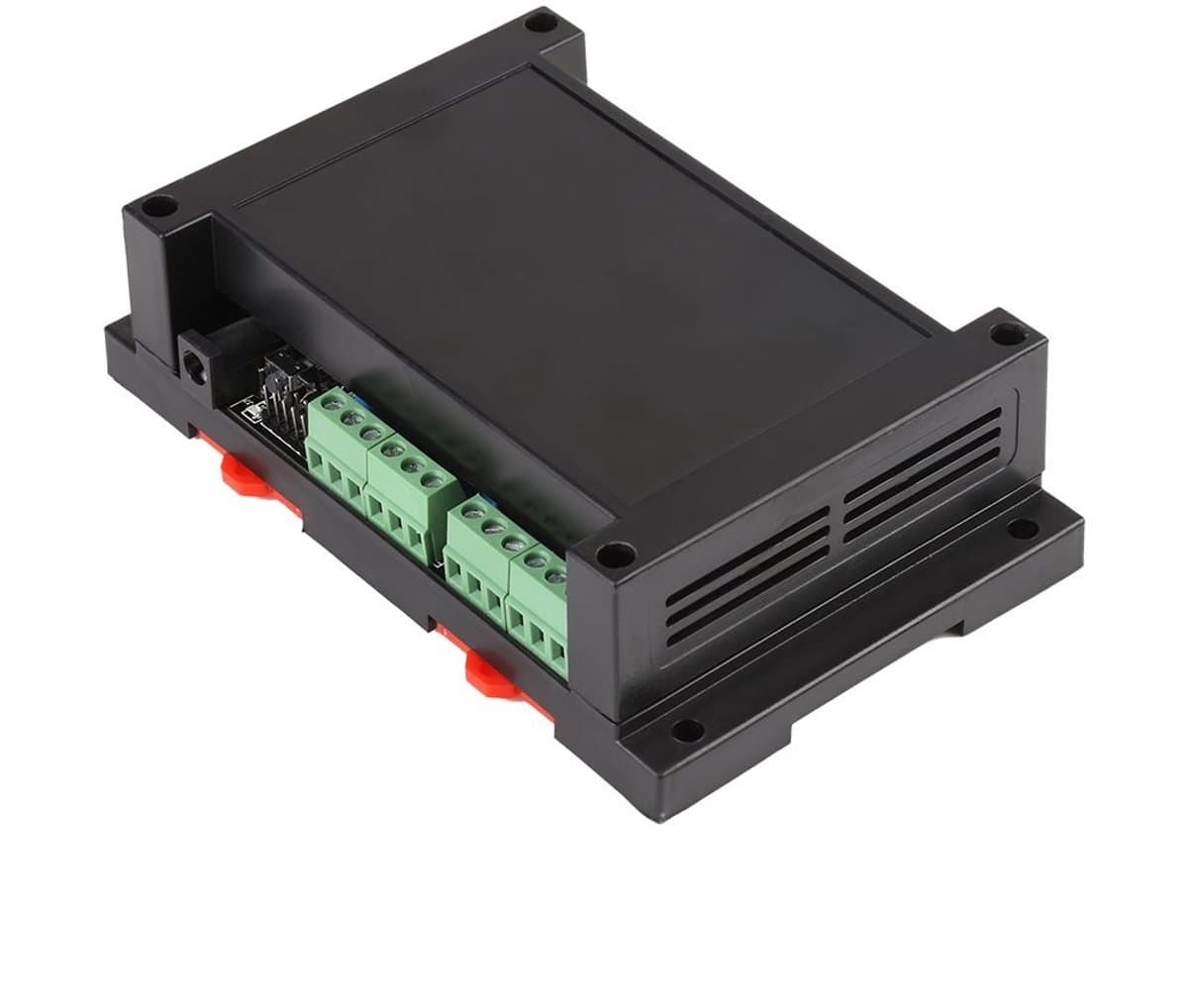 OmGoods - Dailygoody - Controller Module - Ethernet Relay - 8 Kanaals Schakelmodule - RJ45 - Optocoupler - 250V AC 10A - Geschikt voor Automatisering - Zwa