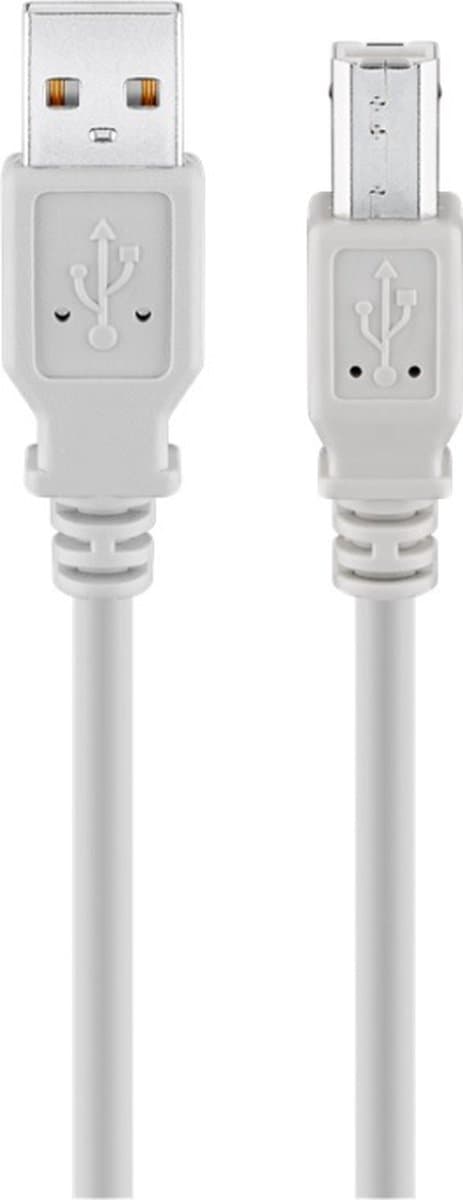USB AB 300 HS 3m USB-kabel USB A USB B Grijs