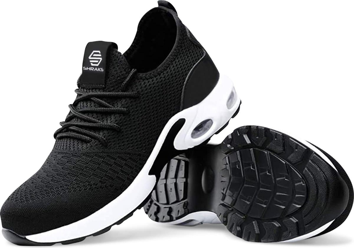 Shraks Veiligheidsschoenen - Werkschoenen voor Dames en Heren - Stalen Neus - Sneaker - Ademend en licht design - Maat 41