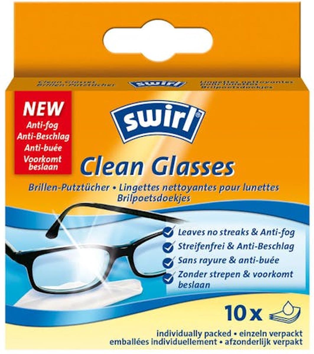 Swirl Brilpoetsdoekjes Optima - 24x10stuks - Voordeelverpakking
