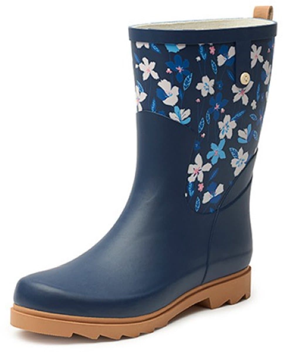 Gevavi dameslaars - rubber - Lent - blauw - kuitmodel - maat 41
