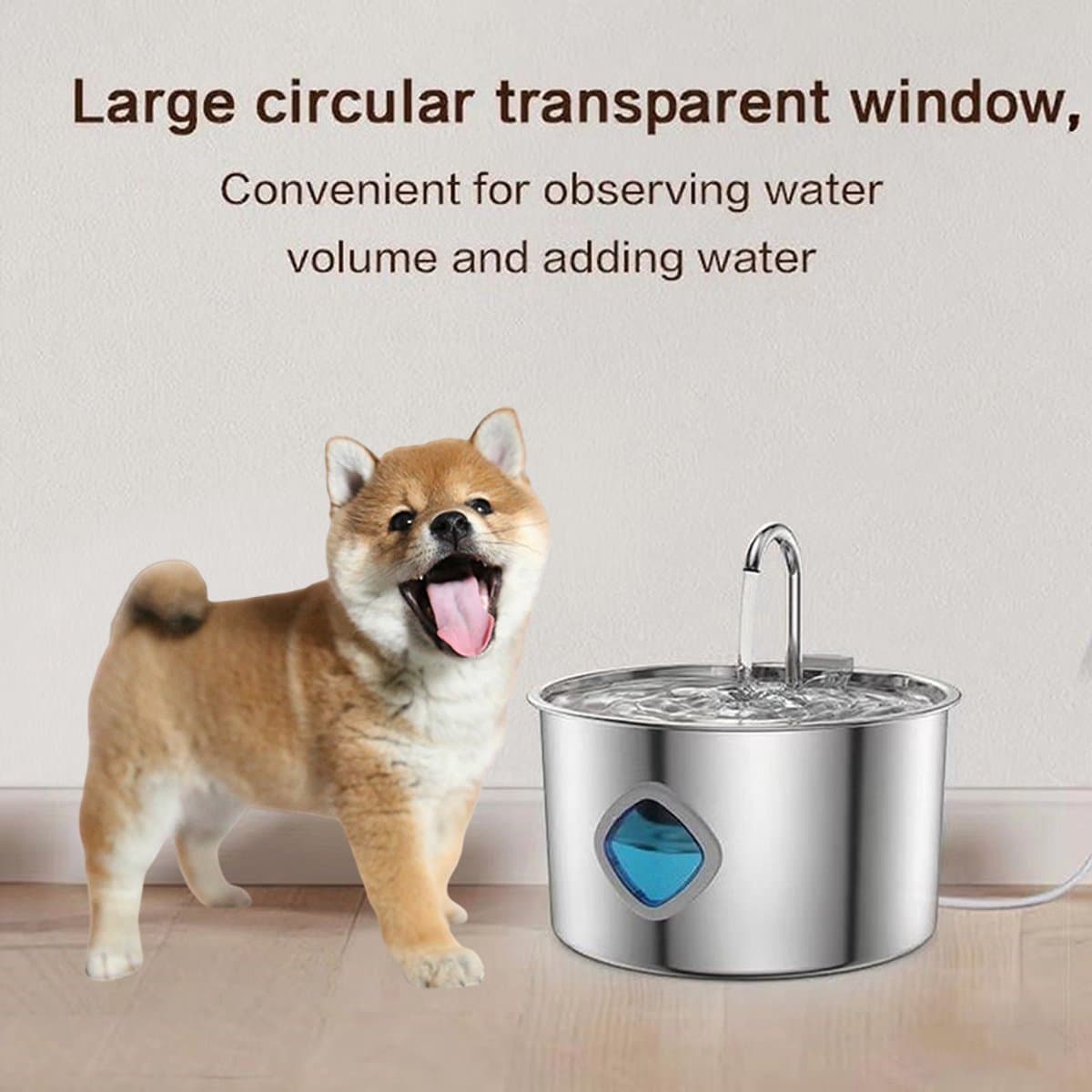 Drinkfontein kat hond – RVS – 3.2L – stil <25dB