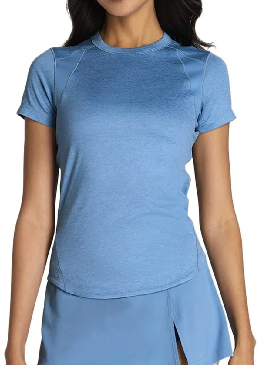 Wilson All Day T-shirt Met Korte Mouwen Blauw XS Vrouw