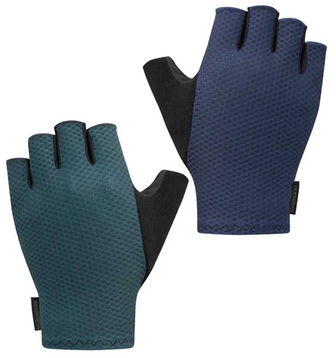 Shimano Gravel Korte Handschoenen Groen,Blauw L Man