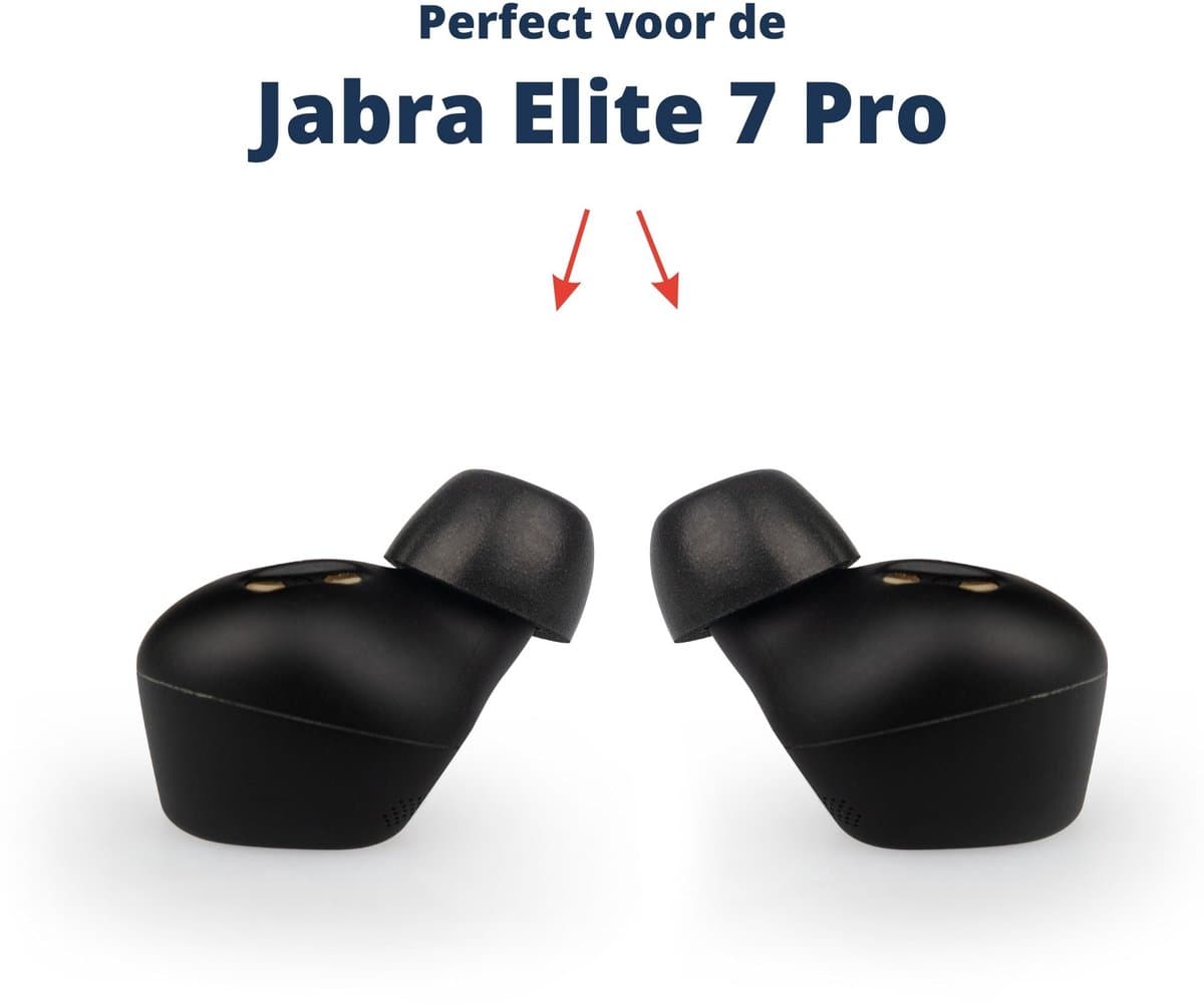 Foam eartips geschikt voor Jabra Elite - 6× Medium - memory foam opzet oortjes - foamigo®