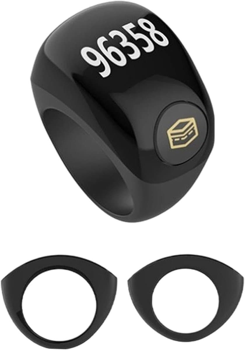 Slimme Ring - Activity Tracker - Activiteiten Bijhouden - Verbeterde Bewegingsdetectie - 7 Dagen Batterij - Zwart