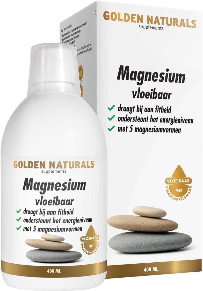 Golden Naturals Magnesium vloeibaar (400 milliliter)