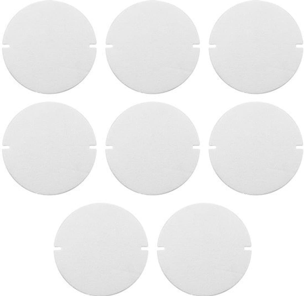 8Stuks Stove Pipe Flap Seal - Hitte-Isolerend Calcium-Magnesium-Silica Vilt - 155X2mm