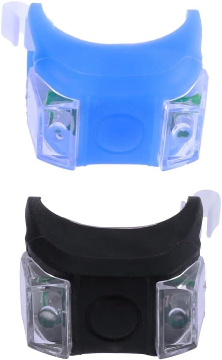 LED Achterlicht Fiets - Fietslamp Waarschuwingslicht - Veilig Fietsen - Hoge Helderheid LED - 4 x 5 x 2.8 cm
