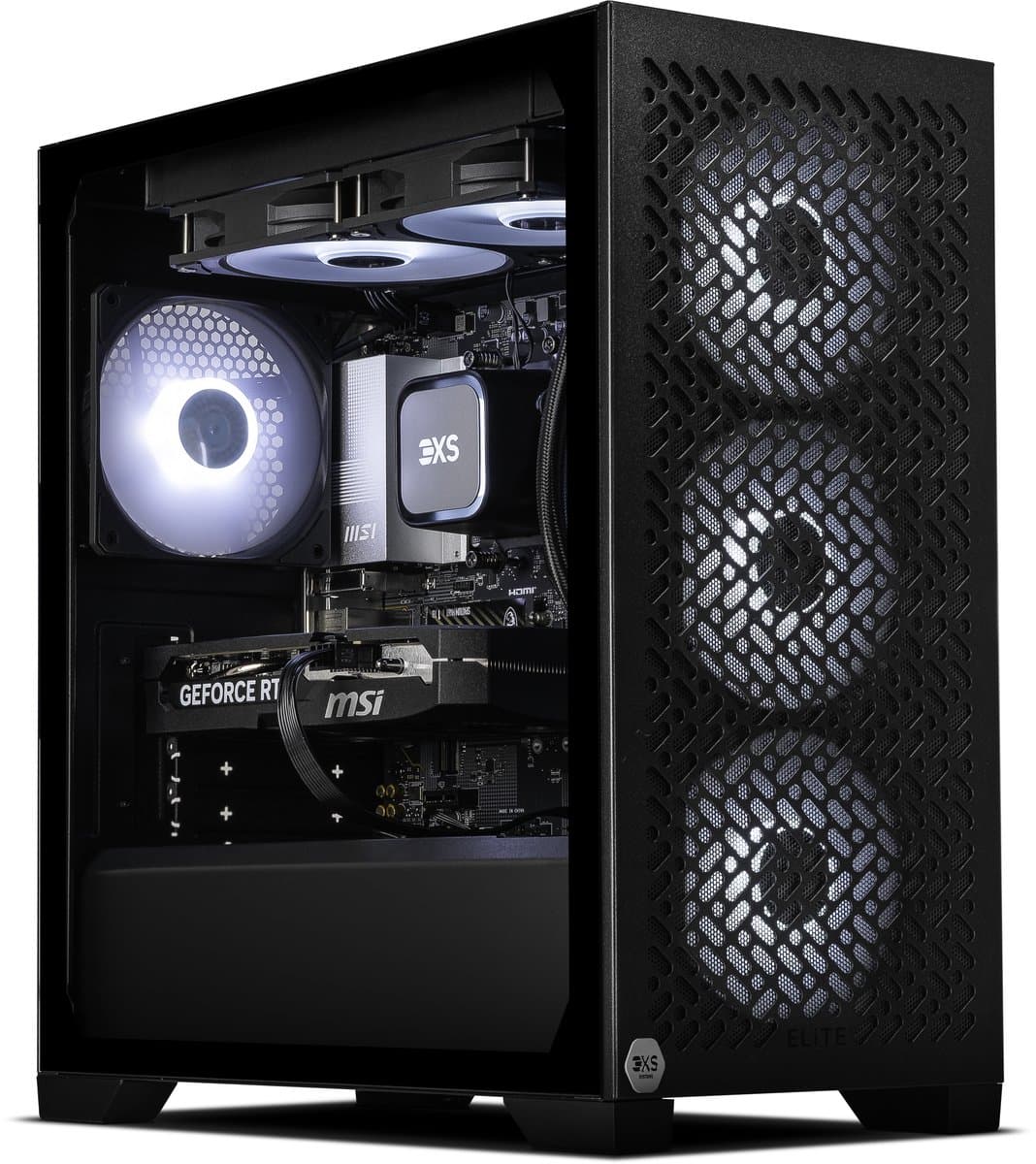 Scan 3XS Systems Elite – Stage 4 Gaming PC – MSI RTX 5070 12GB – Ryzen 7 5700X – Corsair DDR4 32GB – MSI 1TB SSD – 750w PSU - 1440p Ultra Gaming