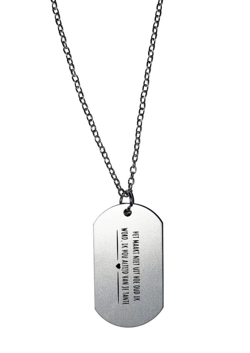 Akyol - het maakt niet uit hoe oud ik word, ik hou altijd van jou tante ketting - Tante - cadeau tante - leuk cadeau voor je tante om te geven - verjaardag tante