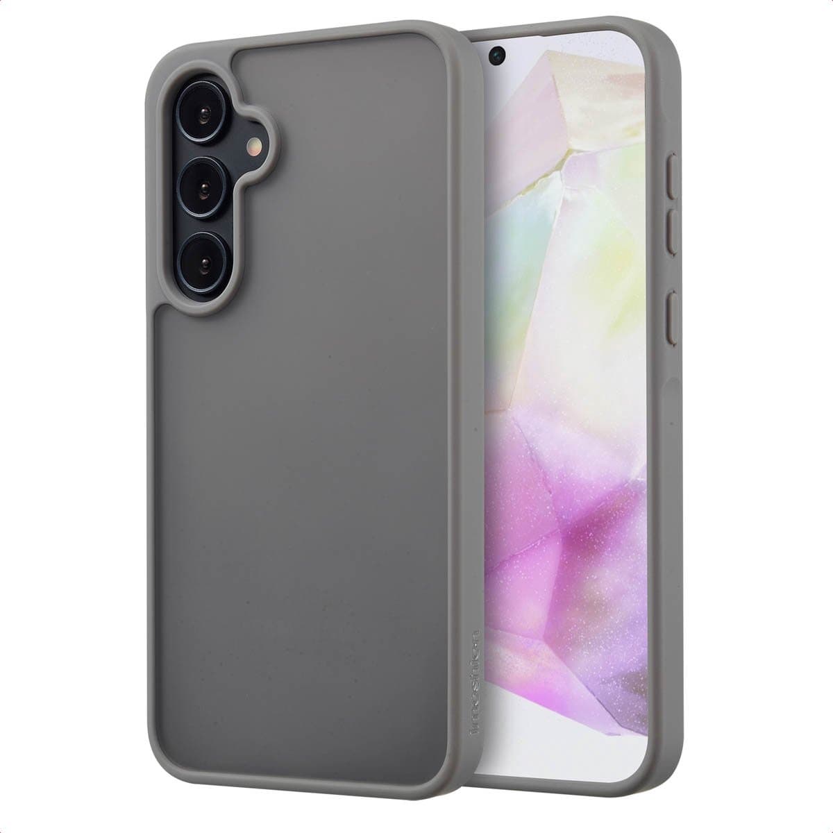 imoshion Hoesje - Geschikt voor Samsung Galaxy A35 - Color Guard Backcover - Grijs