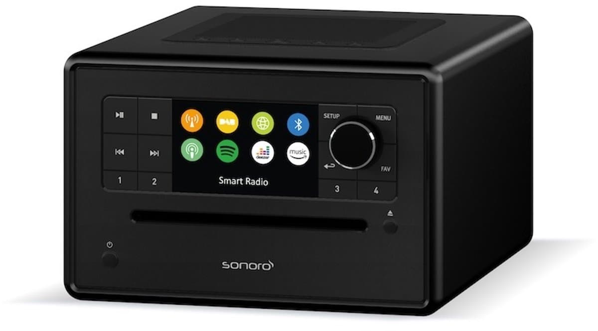 Sonoro Elite 2025 Internet Radio met CD-Speler - Mat Zwart