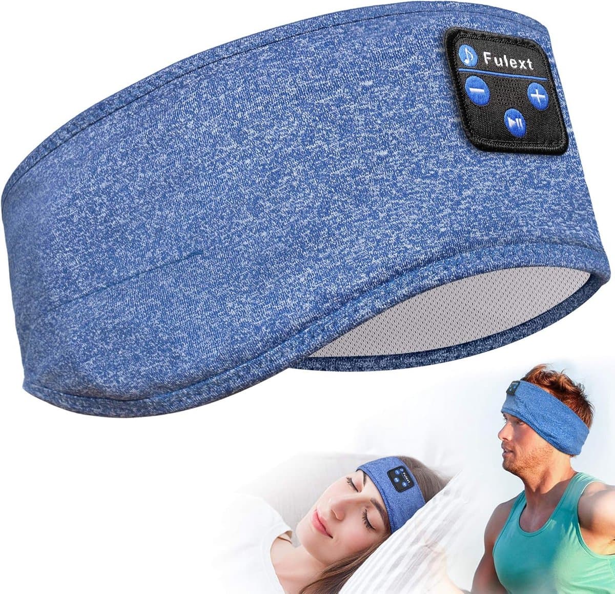 Hoofdband koptelefoon met Bluetooth luidsprekers voor sport, yoga en slapen