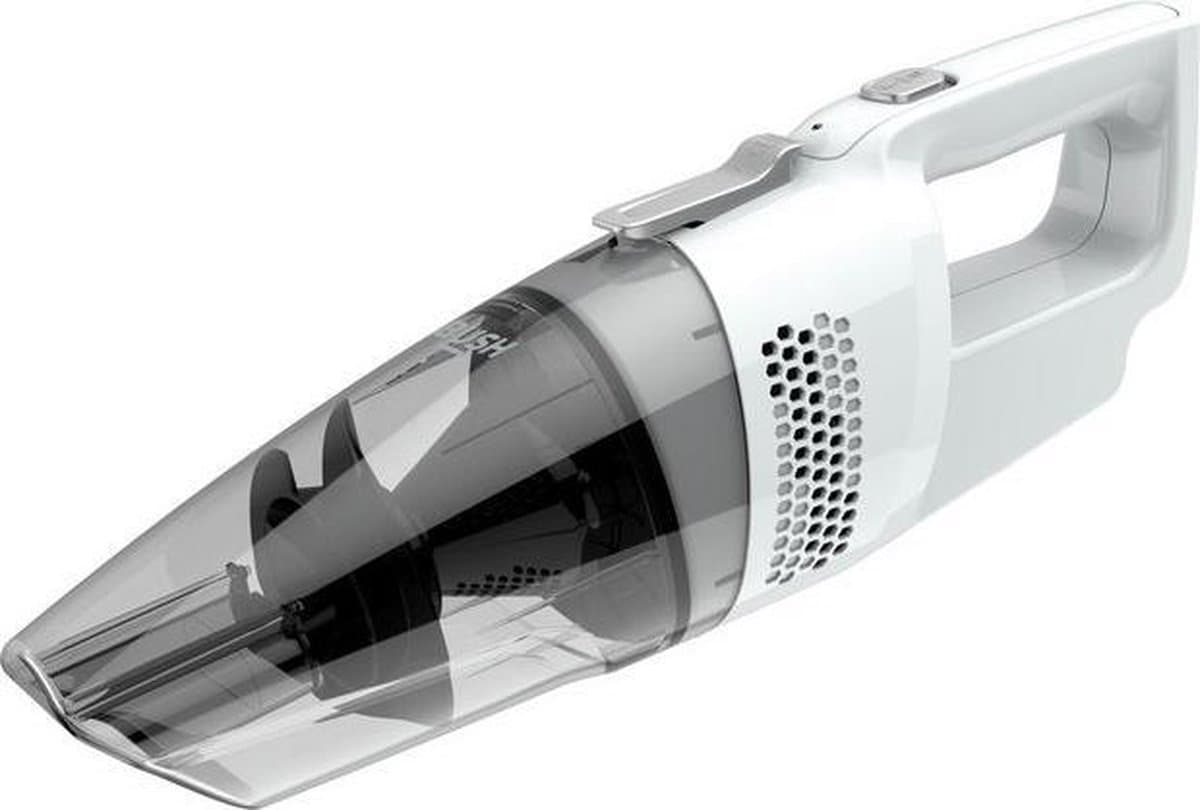 Bush draagbare draadloze stofzuiger kruimelzuiger 7.2v 0.5L  wit