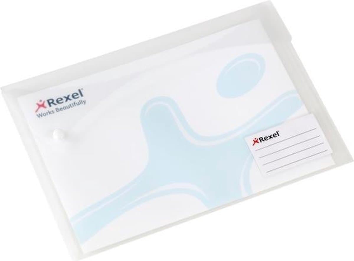 Active Documentenveloppen Asymetrisch, white