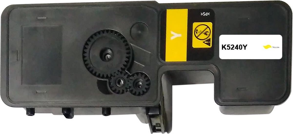 Kyocera TK-5240Y Toner Geel 3000 Pagina's - Huismerk Compatible - ECOSYS M5026cdw - TK-5240Y compatible TK-5240Y alternatief Kyocera inktcartridge - Tonercartridge