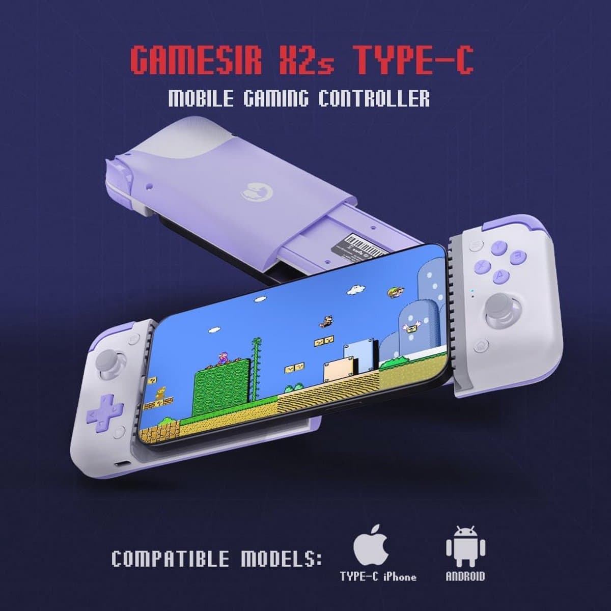 Type-C Mobiele Gaming Controller voor Smartphones