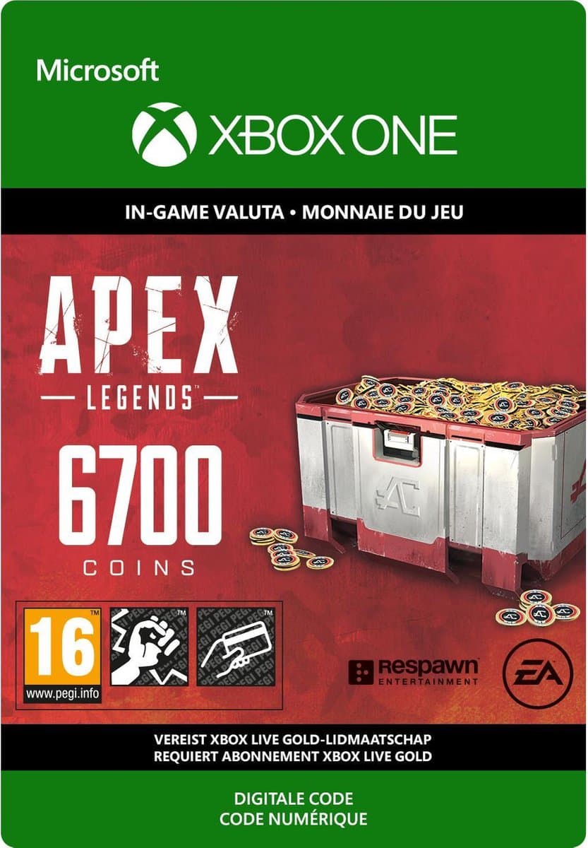 APEX Legends: 6.000 (+ 700 Bonus) Coins - Xbox One download